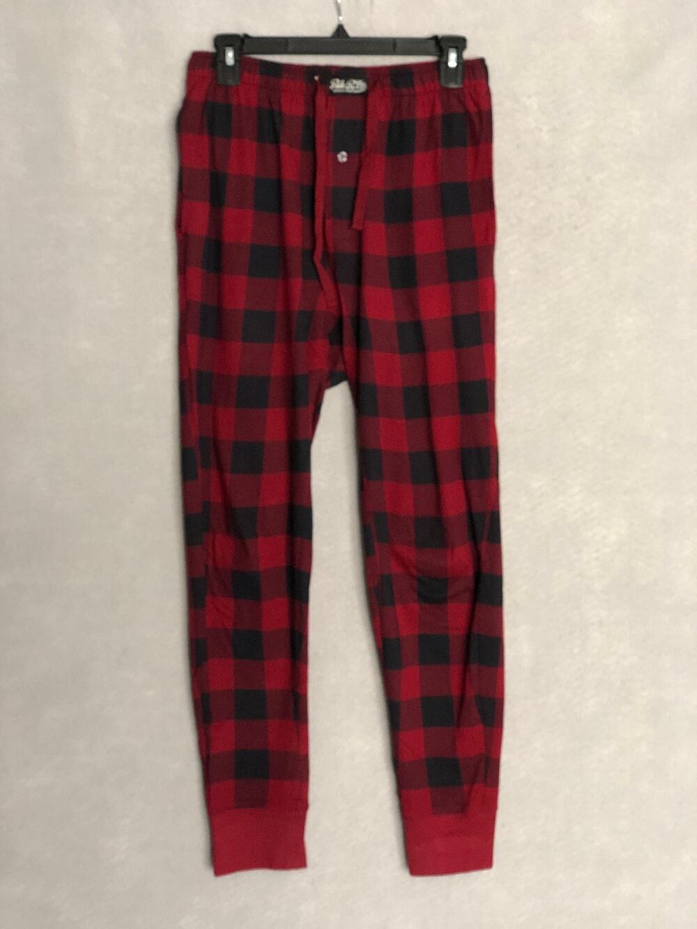 Polo Ralph Lauren Buffalo Check Jogger Lounge Pants Men's Small Cotton NEW